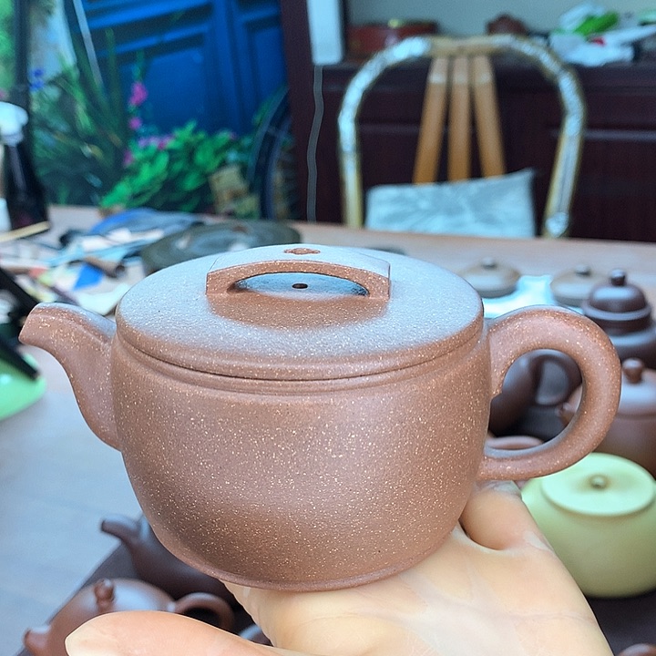 段泥茶壶默*汉瓦壶，230c c
