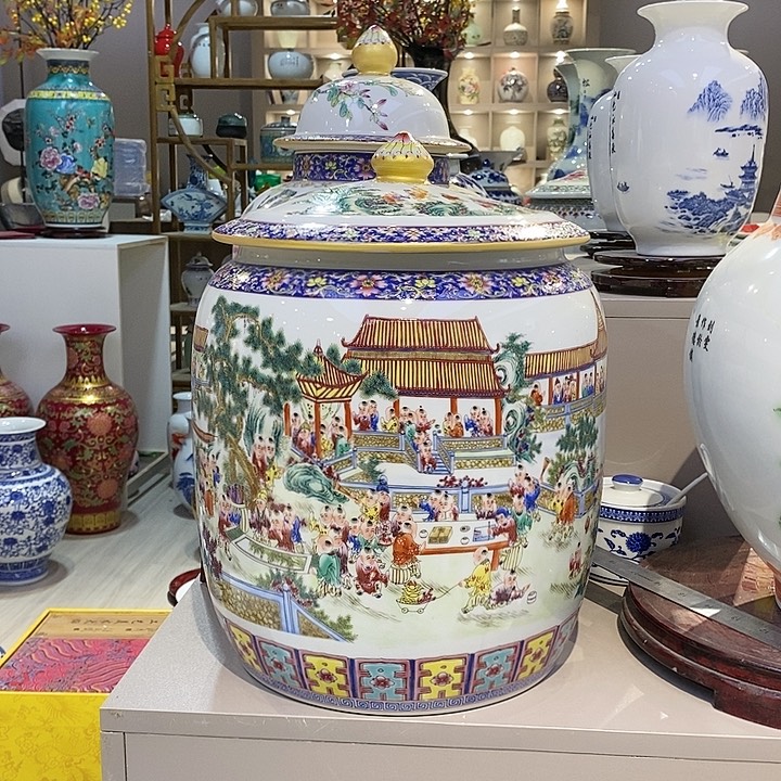 陶摆件景陶瓷45厘米