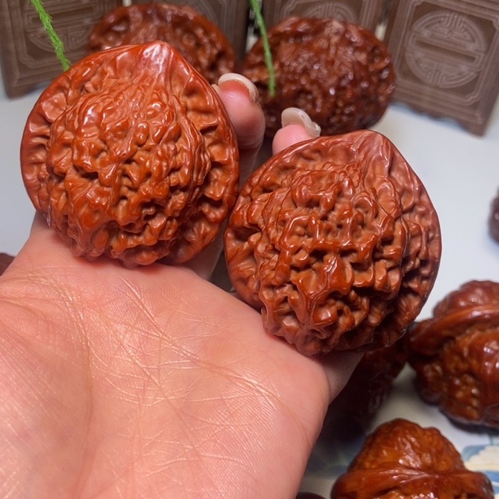 吊坠文玩核桃官帽46尺