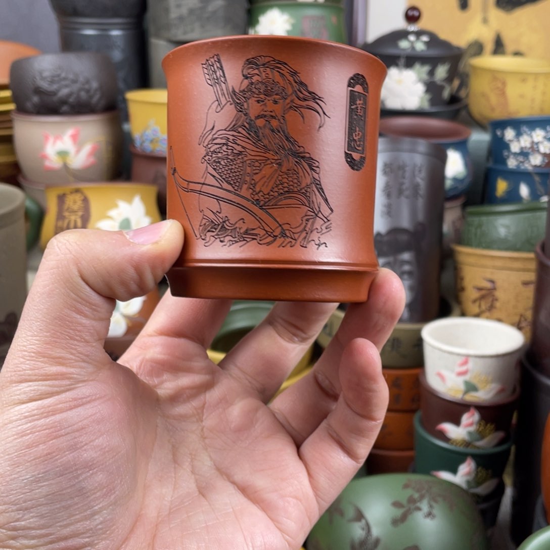 紫砂茶杯紫砂茶杯