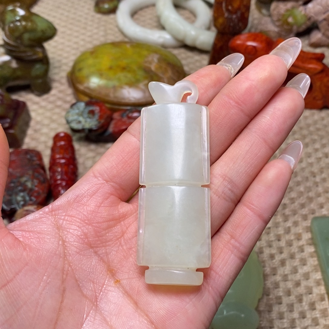 白玉菩提吊坠白玉菩提白玉菩提摆件