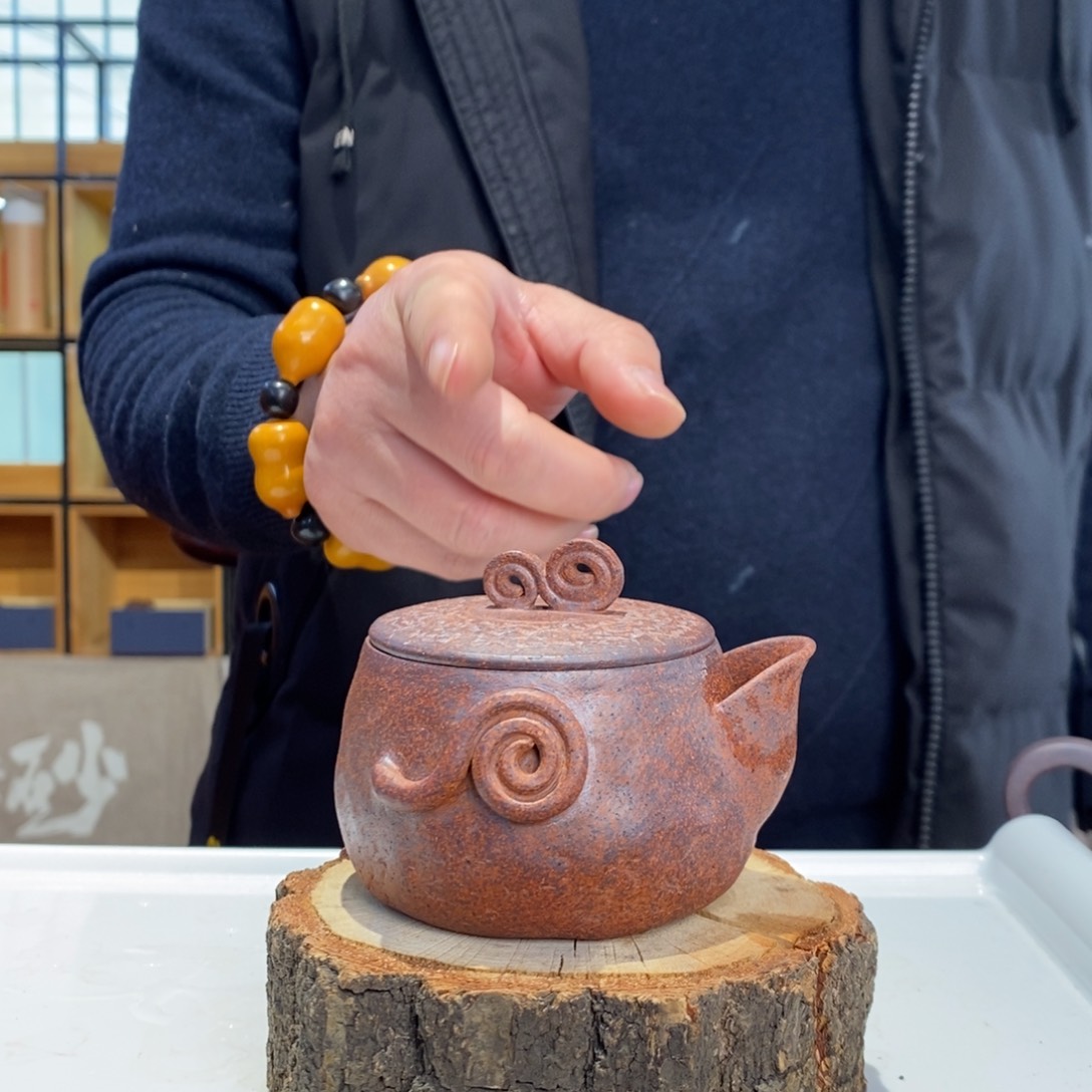 紫砂茶壶全手工宝瓶壶