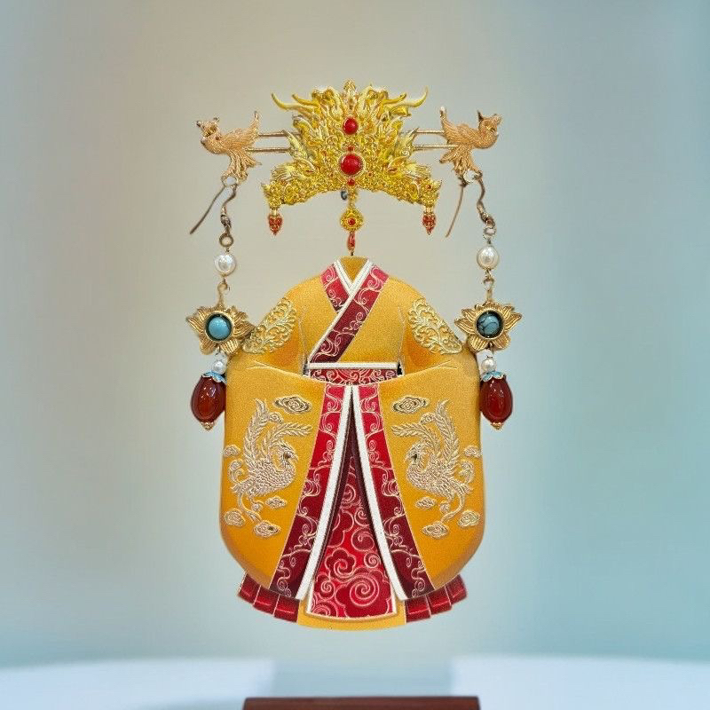 正版限量新款武则天金霄云凤金属冰箱贴中国古风收藏纪念凤冠霞帔