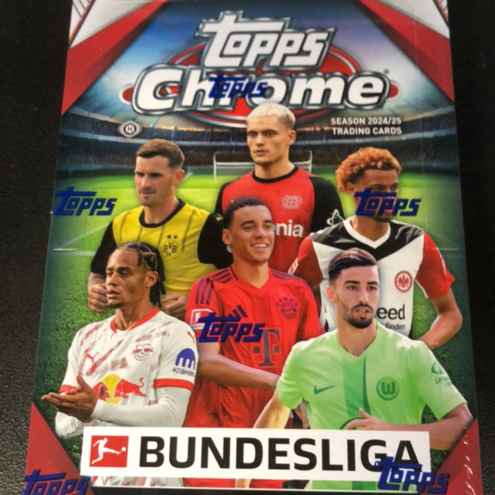 24-25德甲Topps Chrome Hobby 德甲 足球 球星卡 盲盒 （默认代拆）