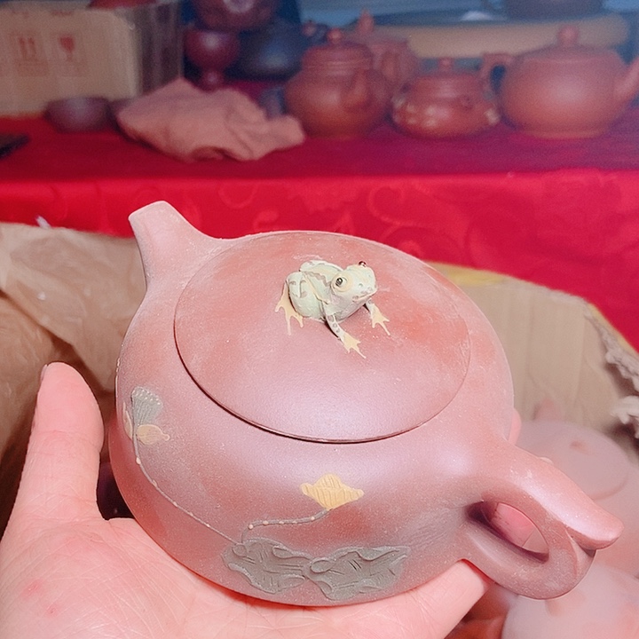 紫砂茶杯宜兴紫砂全手工制作