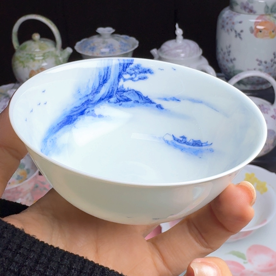 赐闲堂薄胎杯杯耶