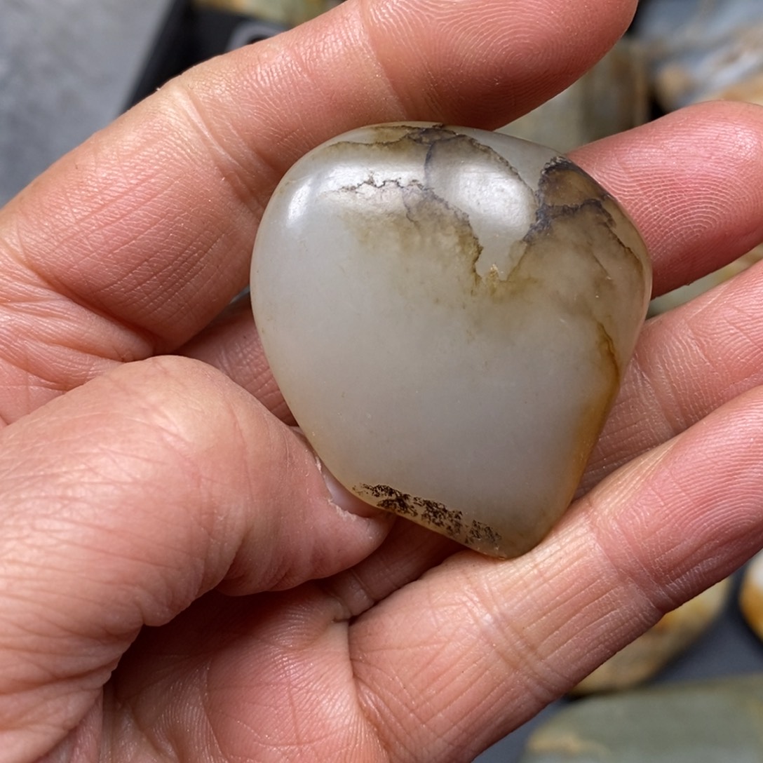 和田玉笔搁未镶嵌