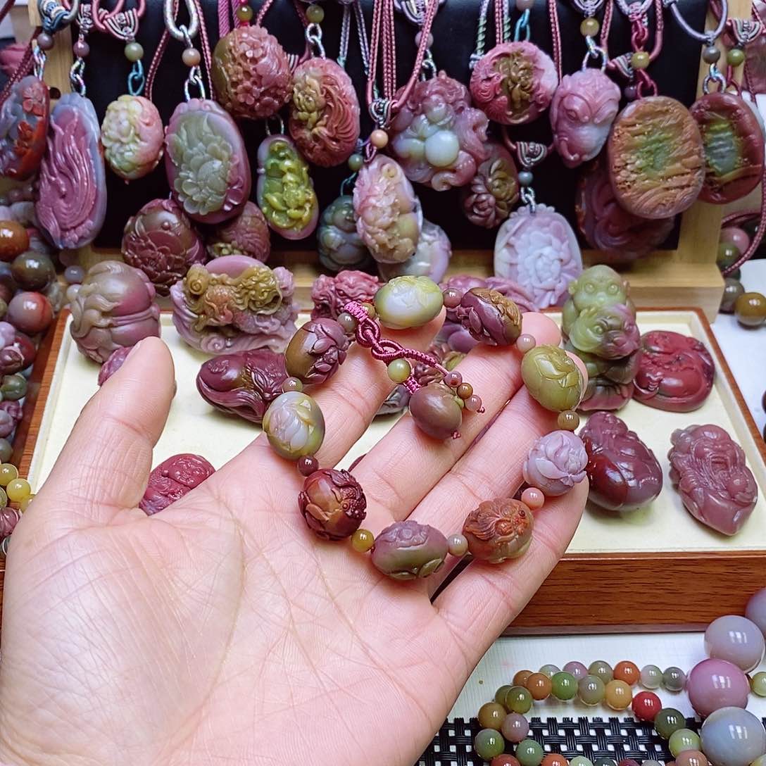 玛瑙/玉髓盐源玛瑙手链未镶嵌