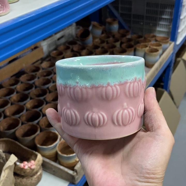 陶瓷花盆单场满9.9发9.5*7.7