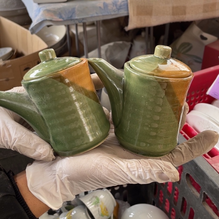 摆件陶瓷盘子碗砂锅都有品相一般