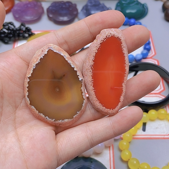 【闪购商品】玛瑙/玉髓未镶嵌珠宝半成品用****4