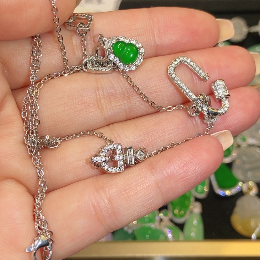 【闪购商品】翡翠未镶嵌颈饰天然翡翠