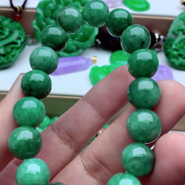 翡翠未镶嵌手链手串