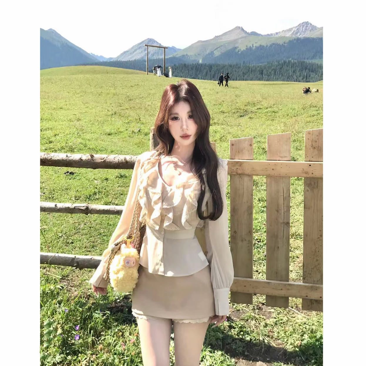 Mejiu蜜九【梦游仙境】小众设计气质复古风纯欲辣妹风