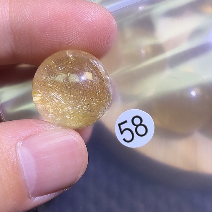 幸***豆水晶吊坠(不含链)未镶嵌
