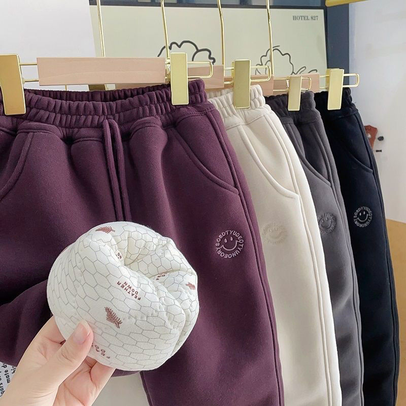 【温变石墨烯四层超厚】抗寒-25℃儿童冬季休闲洋气加厚棉裤男女童裤