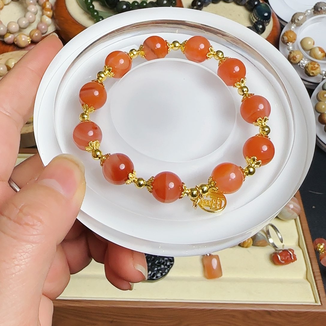 玛瑙/玉髓手链未镶嵌