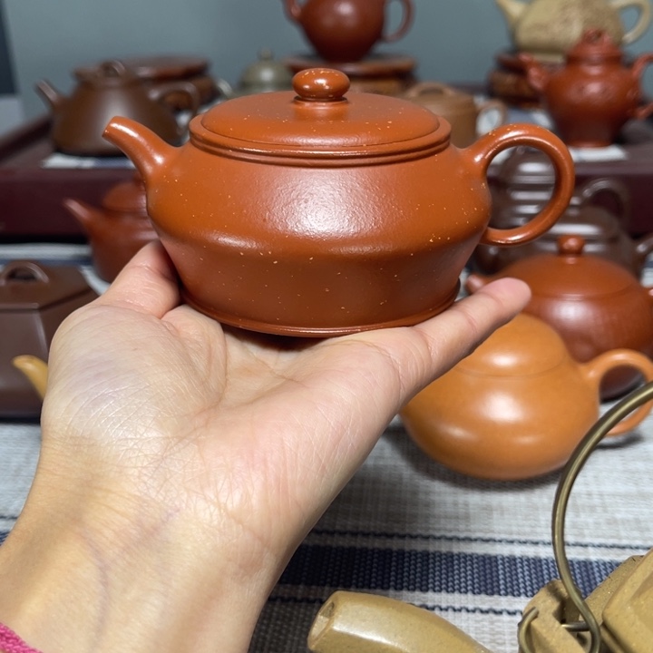 观***¥紫砂茶壶全手工曼殊170cc