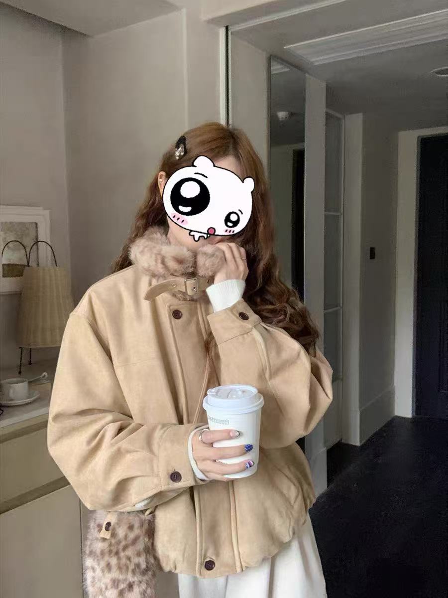 8889拼接豹纹包包外套1510厂