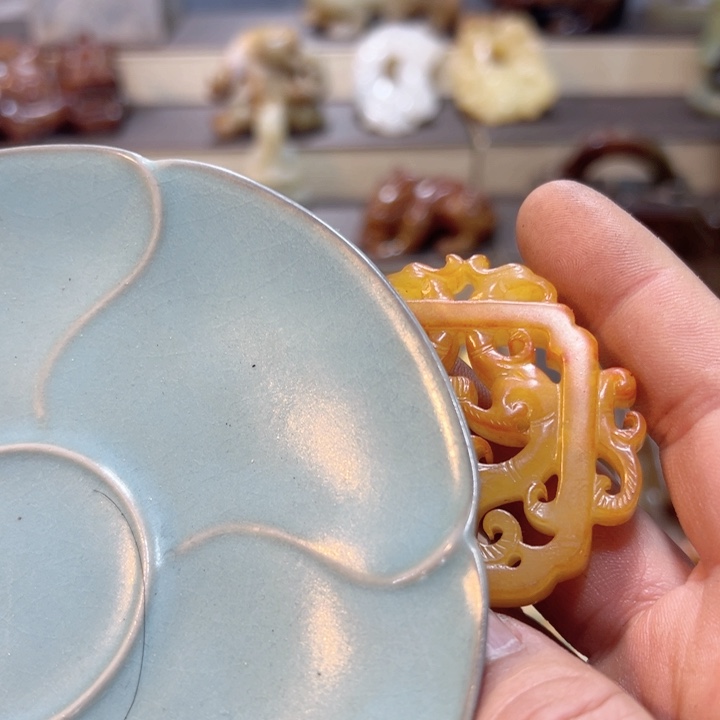 摆件用****2摆件罐盛宝斋物件