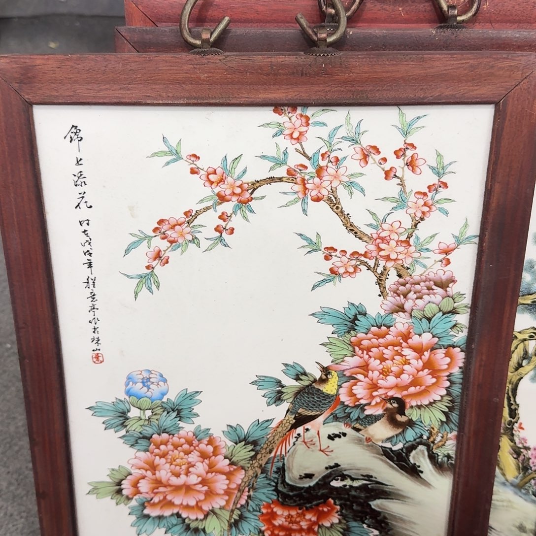 瓷摆件瓷板画瓷板画