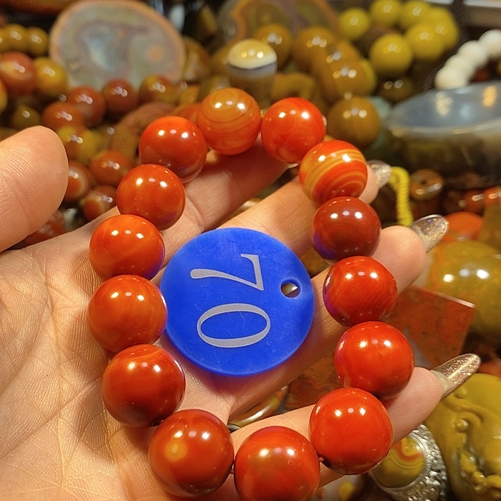 玛瑙/玉髓手链未镶嵌知**生