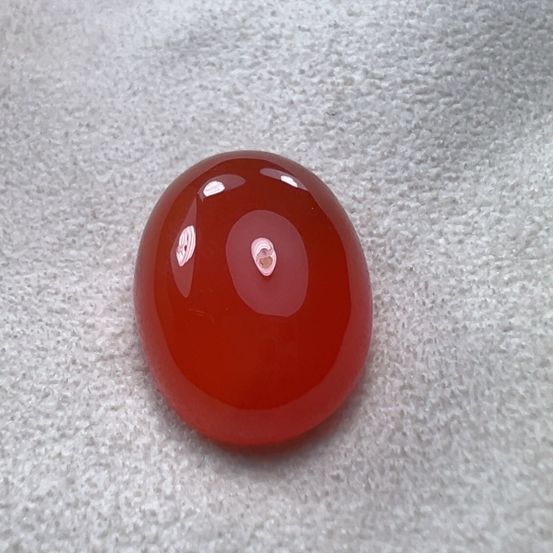 南红玛瑙戒面未镶嵌