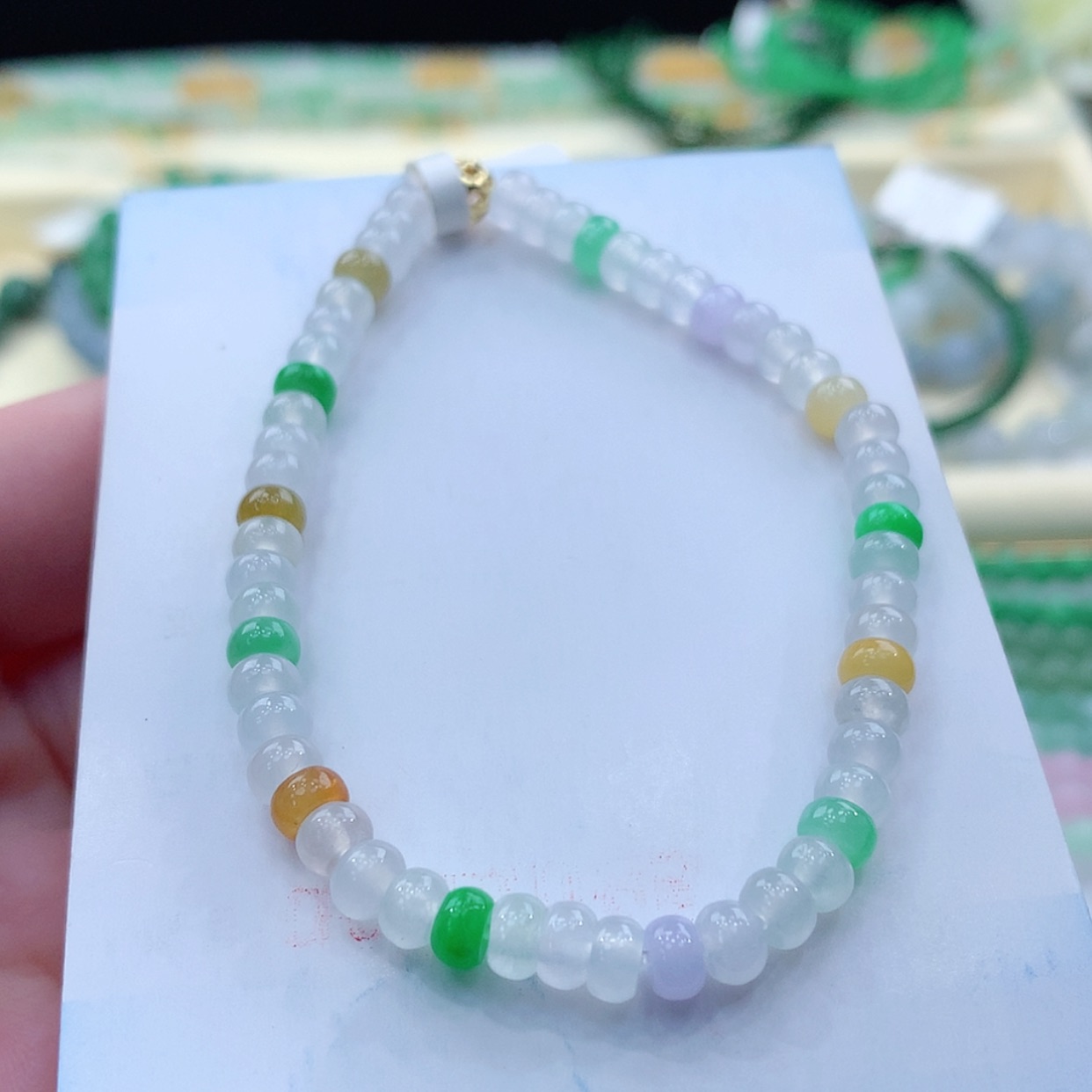 【闪购商品】翡翠颈饰未镶嵌缅甸天然a货翡翠