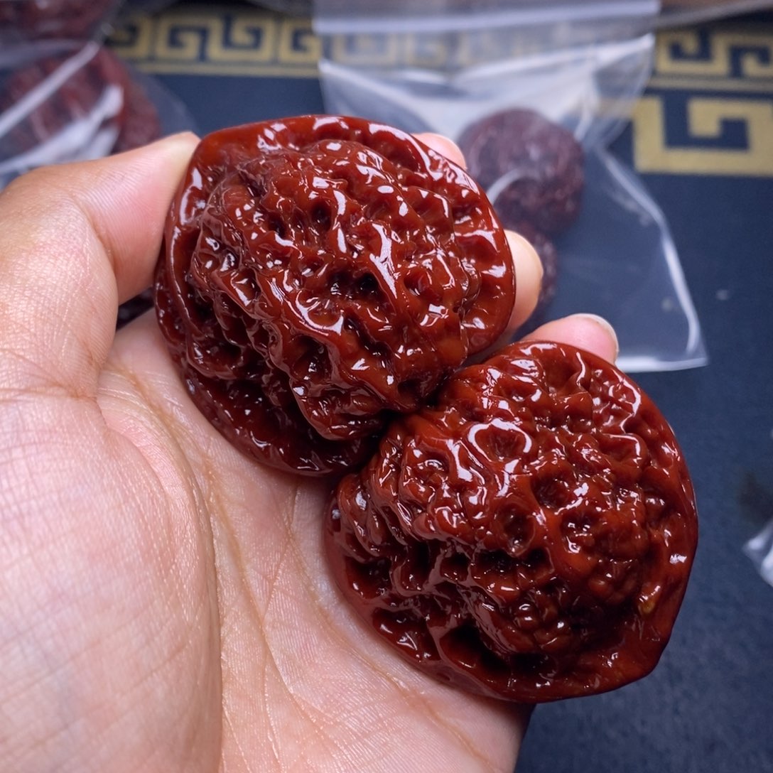 文玩核桃吊坠官帽46