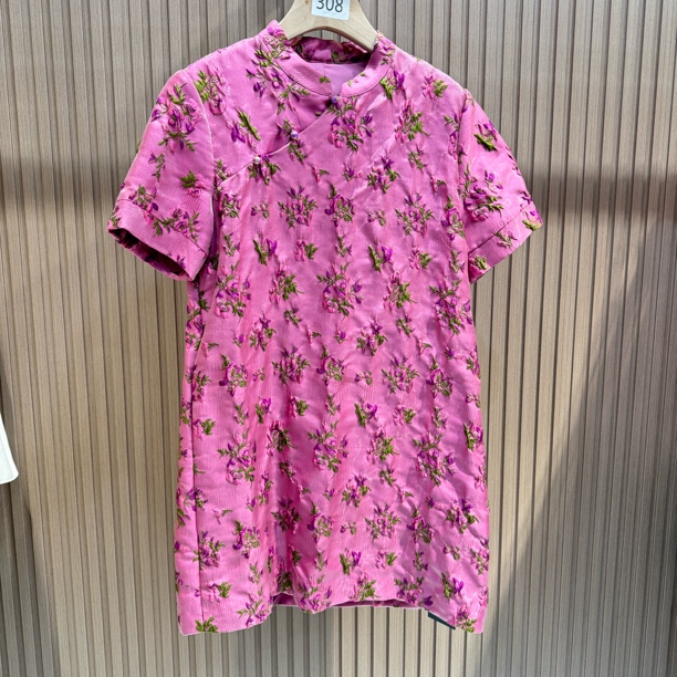 128 小花暗香连衣裙