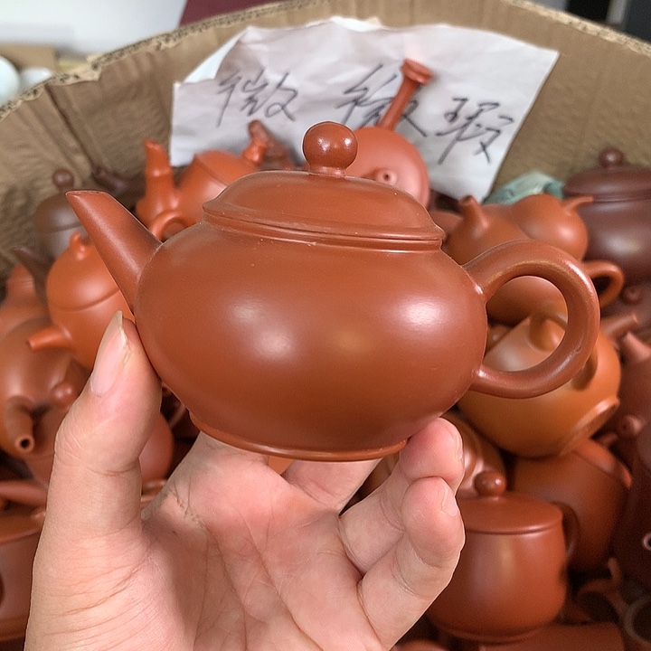 紫砂茶壶原矿朱泥茶壶茶具家用130