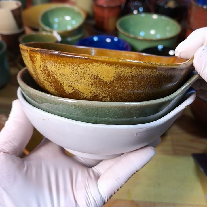 瓷片磁州窑五厂盘碗壶杯有瑕疵