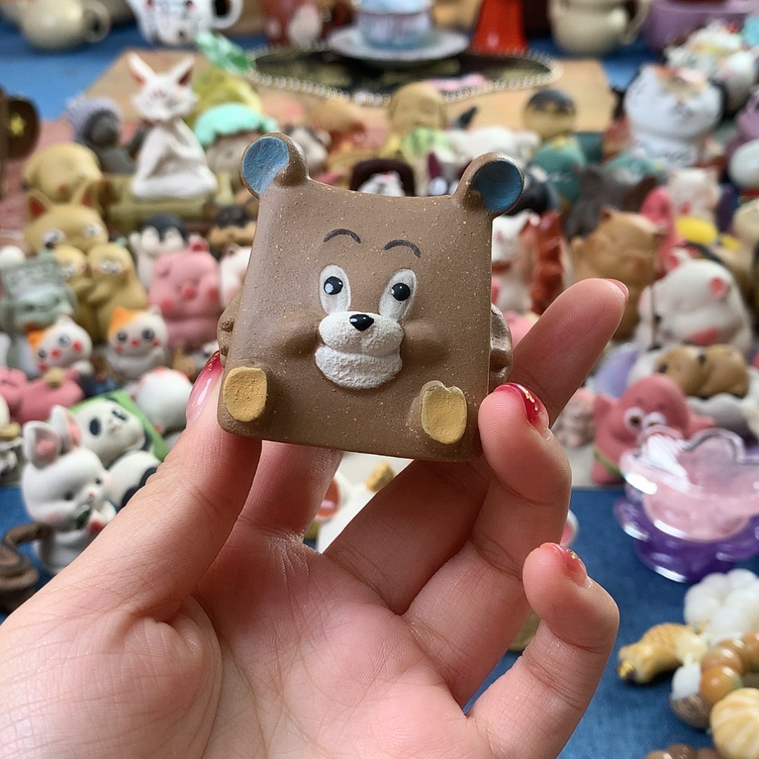 紫砂茶宠手工制作