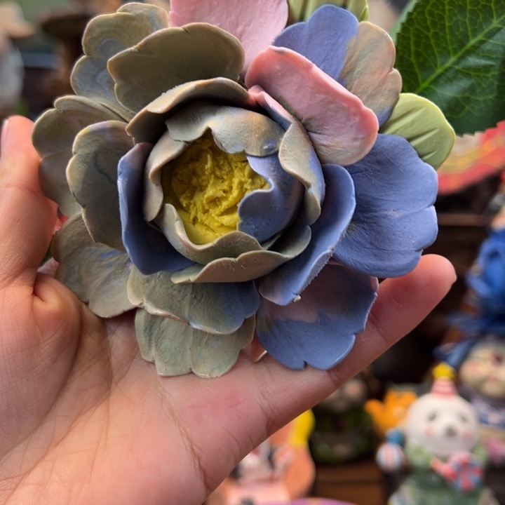 陶摆件小镇青花每日有新品
