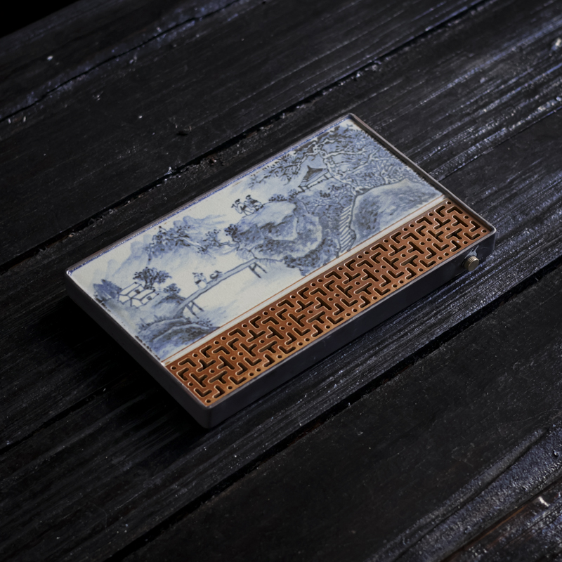 【直播专属】朴云堂山水茶盘画片随机长25cm,宽15cm（朴盘0001）