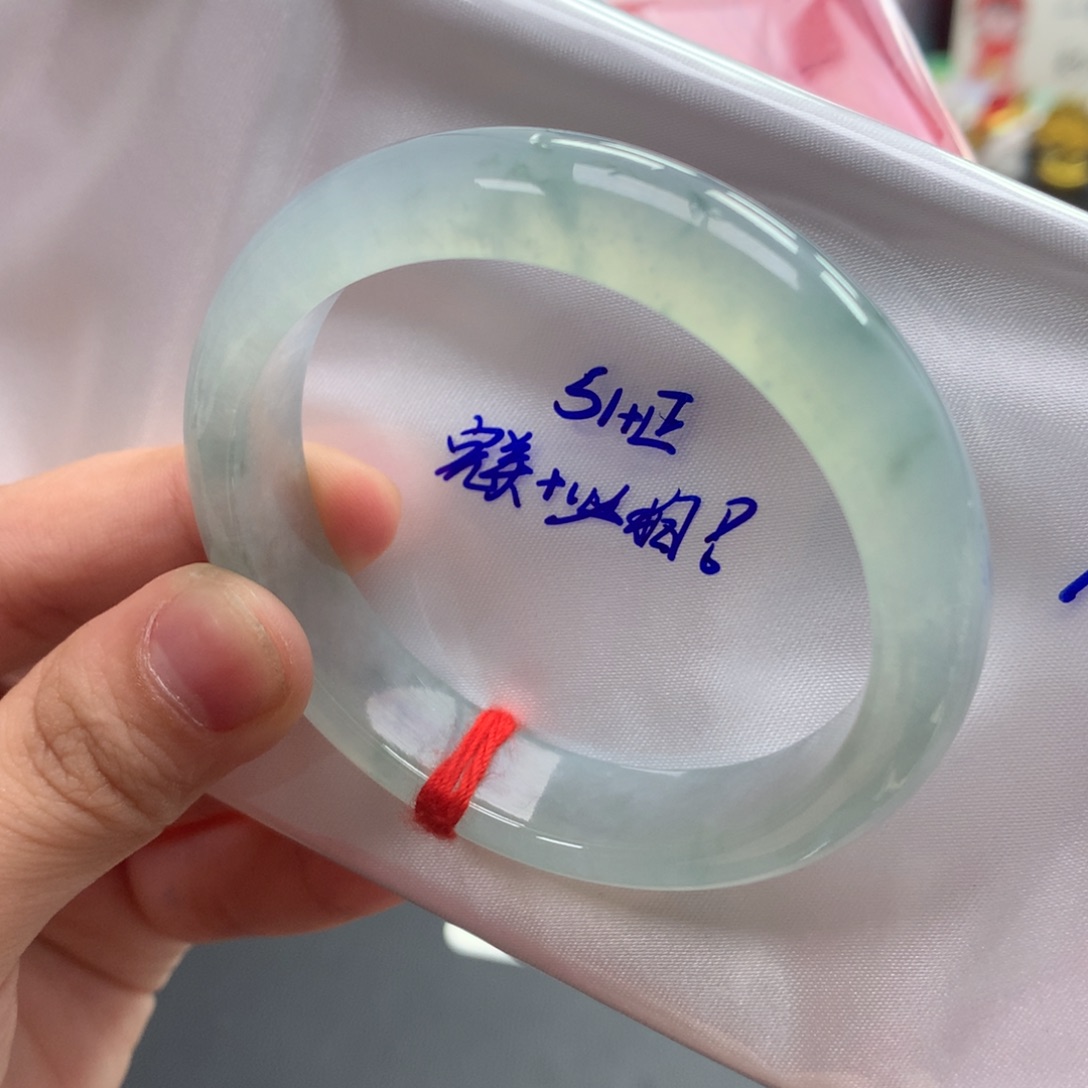 翡翠未镶嵌手镯10号