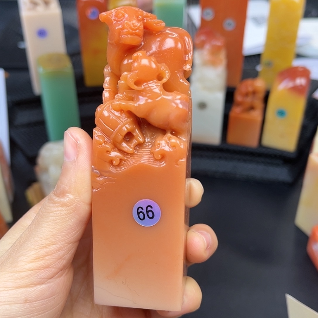 寿山石印石这么多都在