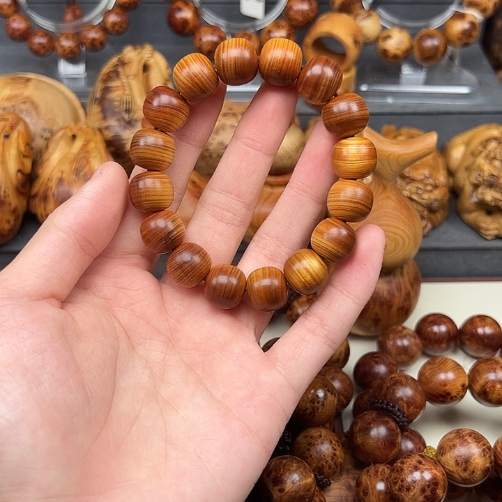 柏木（崖柏）手串/手链苹果珠