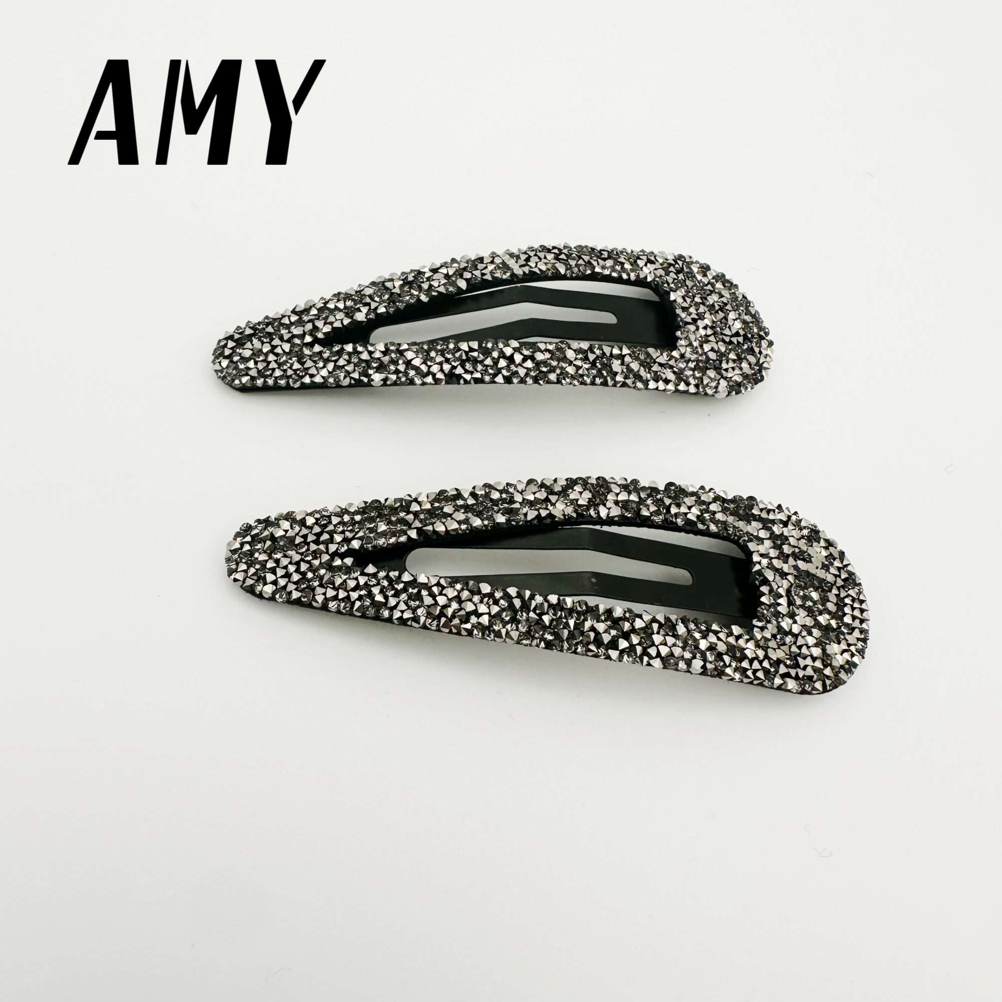 一对装 (双十一好物)韩国东大门钻钻掰掰夹闪闪边夹气质百搭发饰