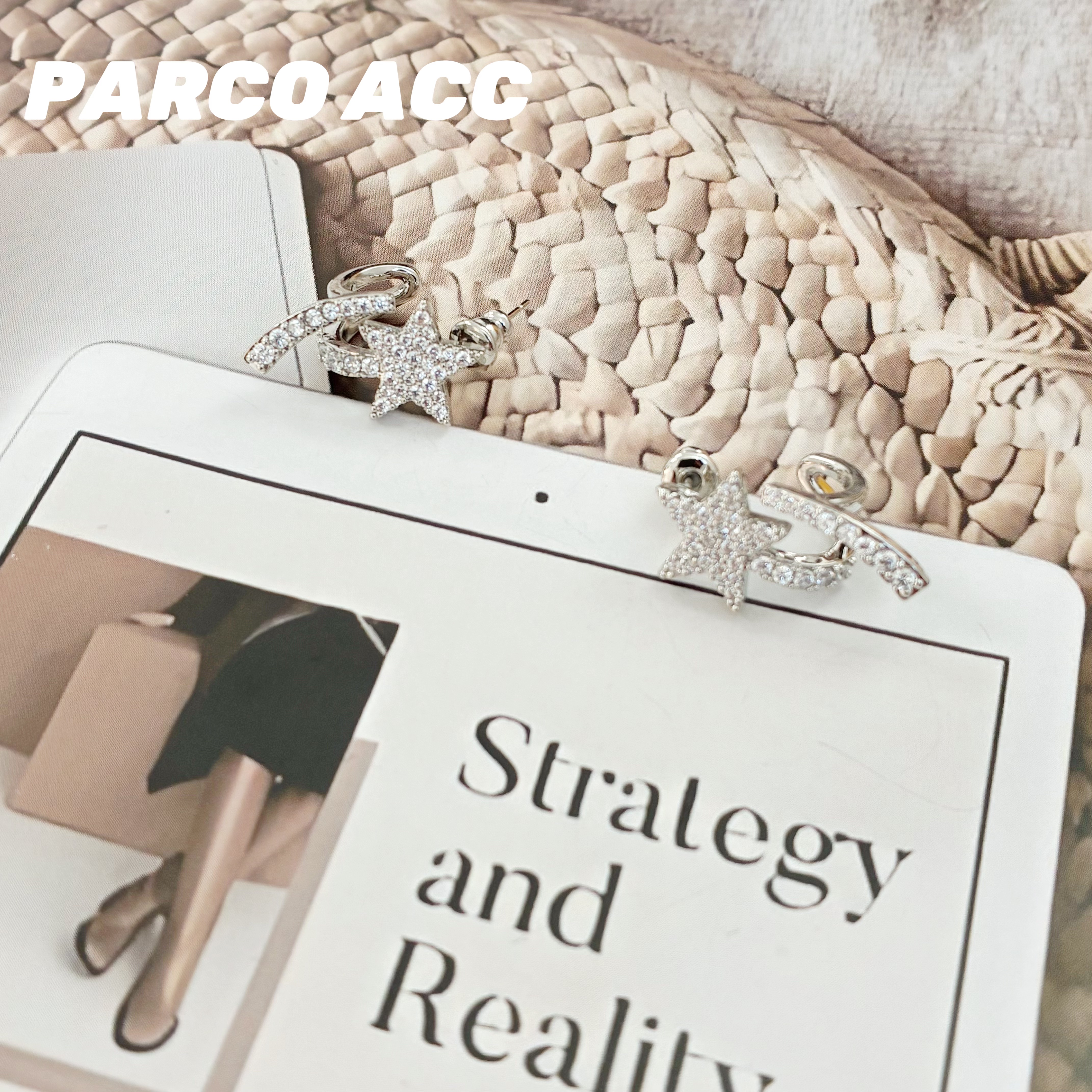 铜合金合成锆石耳饰 H519  小巧流星耳钉