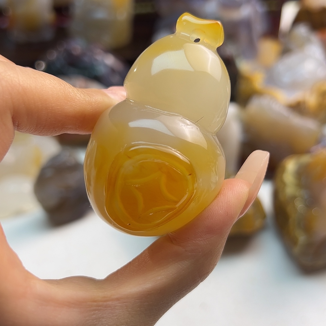 玛瑙/玉髓合金颈饰