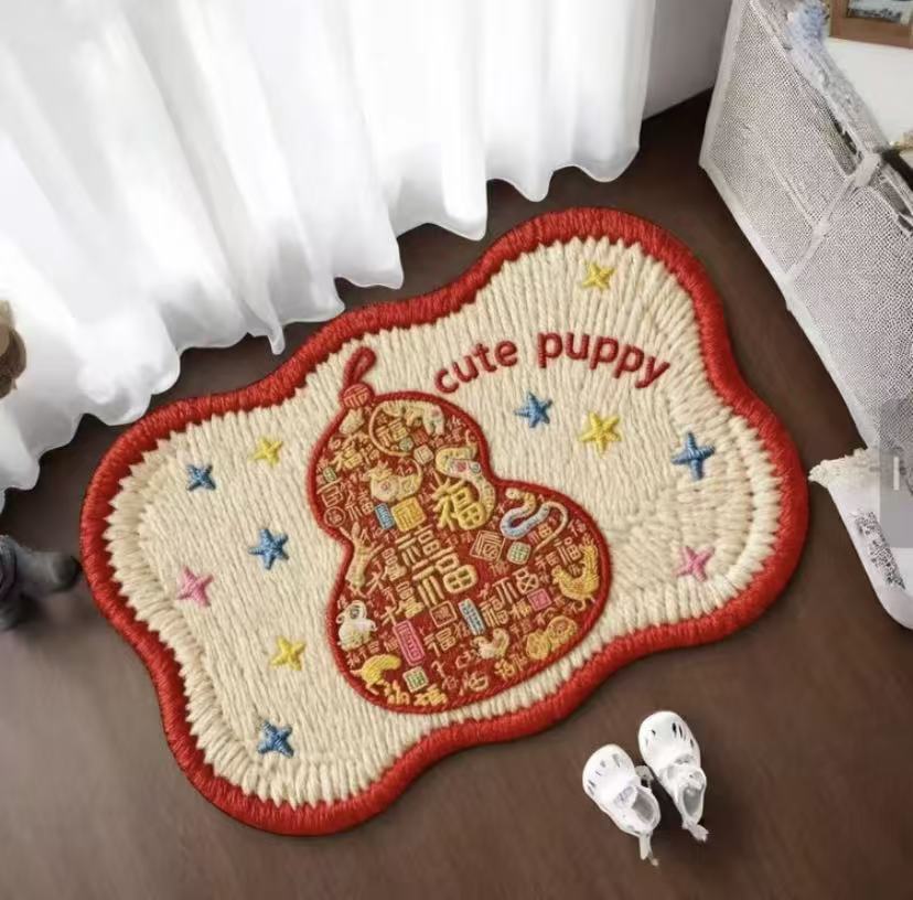 葫芦60*90玄关入户门硅藻泥软垫浴室门垫卫生间吸水防滑地入户垫