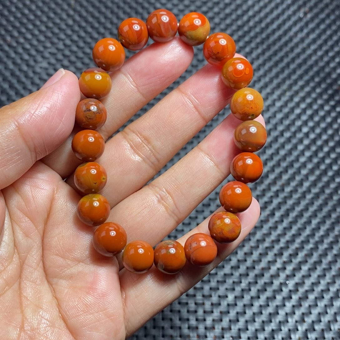 玛瑙/玉髓战国红未镶嵌