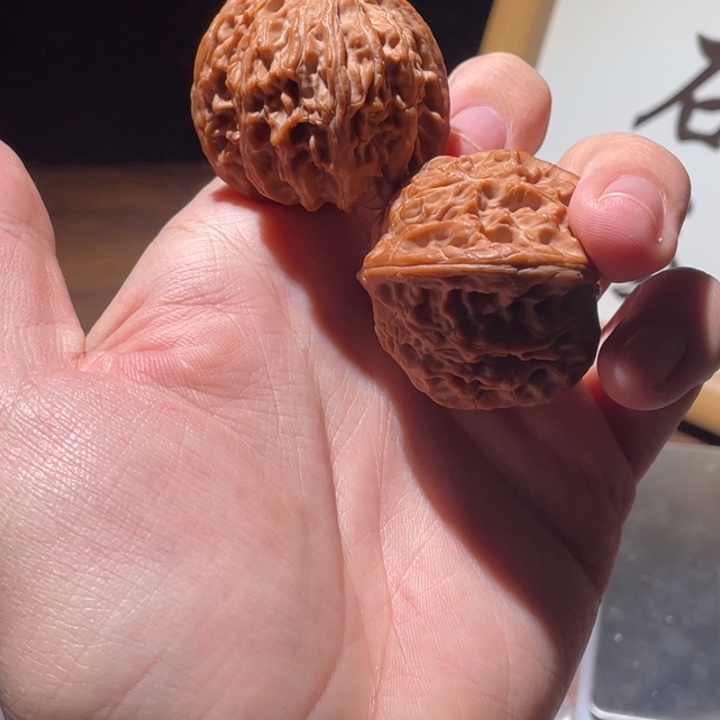 七****文玩核桃把件40全品磨盘