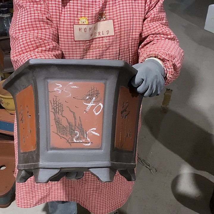 紫砂花盆紫砂花盆