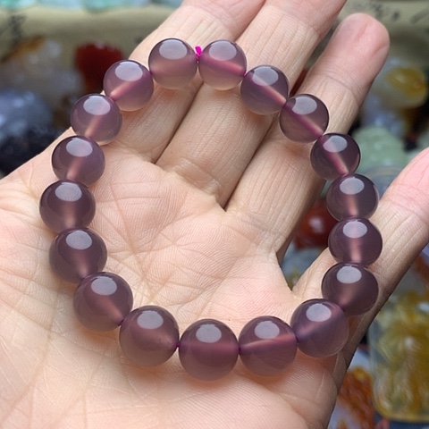 玛瑙/玉髓珠宝奇石未镶嵌慎*手链