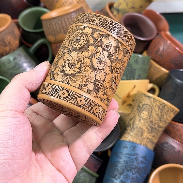 茶杯紫砂全手工紫砂主人杯