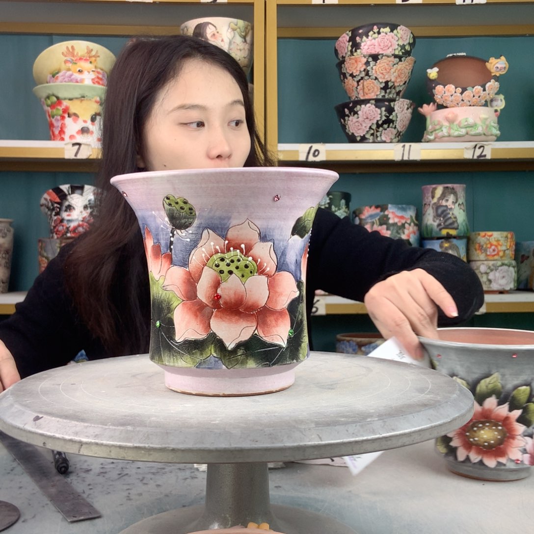 罐景德镇手工瑕疵787