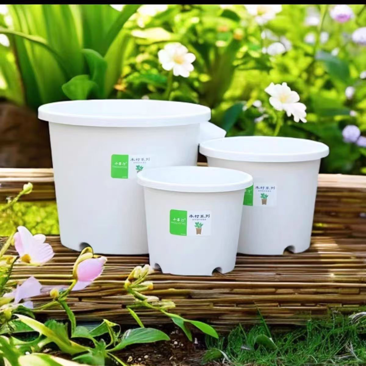 加厚树脂加仑盆透气控根适用于月季绣球等绿植盆栽