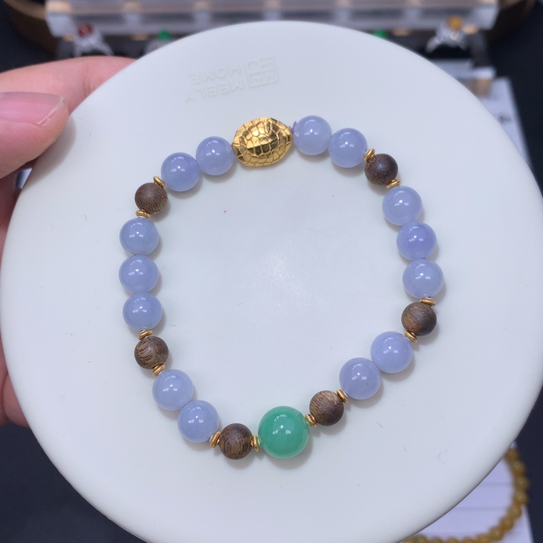 翡翠银S925镶嵌颈饰48小时鉴赏鉴赏期退货不扣服务费